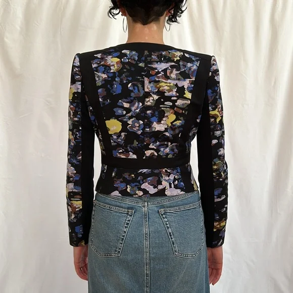 BCBGMaxAzria Keeley Floral Blazer size S - Picture 2 of 11